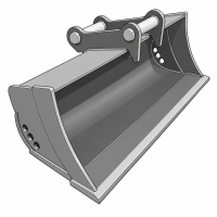 Grabenräumlöffel starr 1200 mm | MS03 Symlock