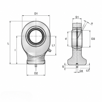 Hydraulik-Gelenkkopf WS 16 C