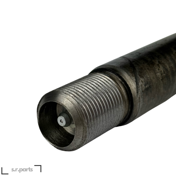 Schmiergewindebolzen Schmiergewindewelle 32x250 mit Gewinde M27x2 42CrMo4 induktiv oberflächengehärtet