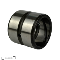 Stahlbuchse 75x85x90 Schmiernut innen/außen 2x...