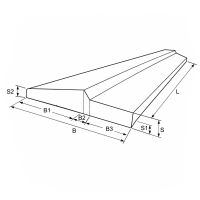 Unterschweißmesser / Spezialprofil HB 500 151x32